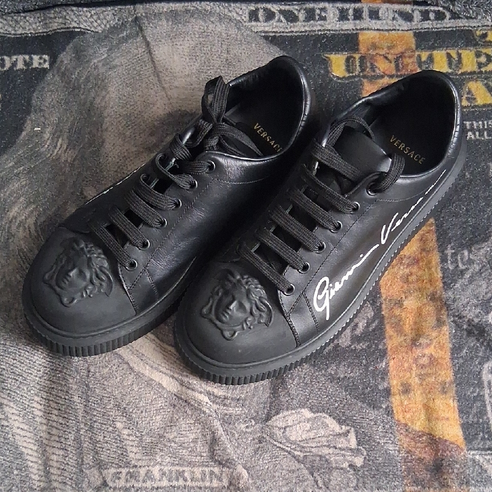 Versace Black Medusa Signature Sneakers
